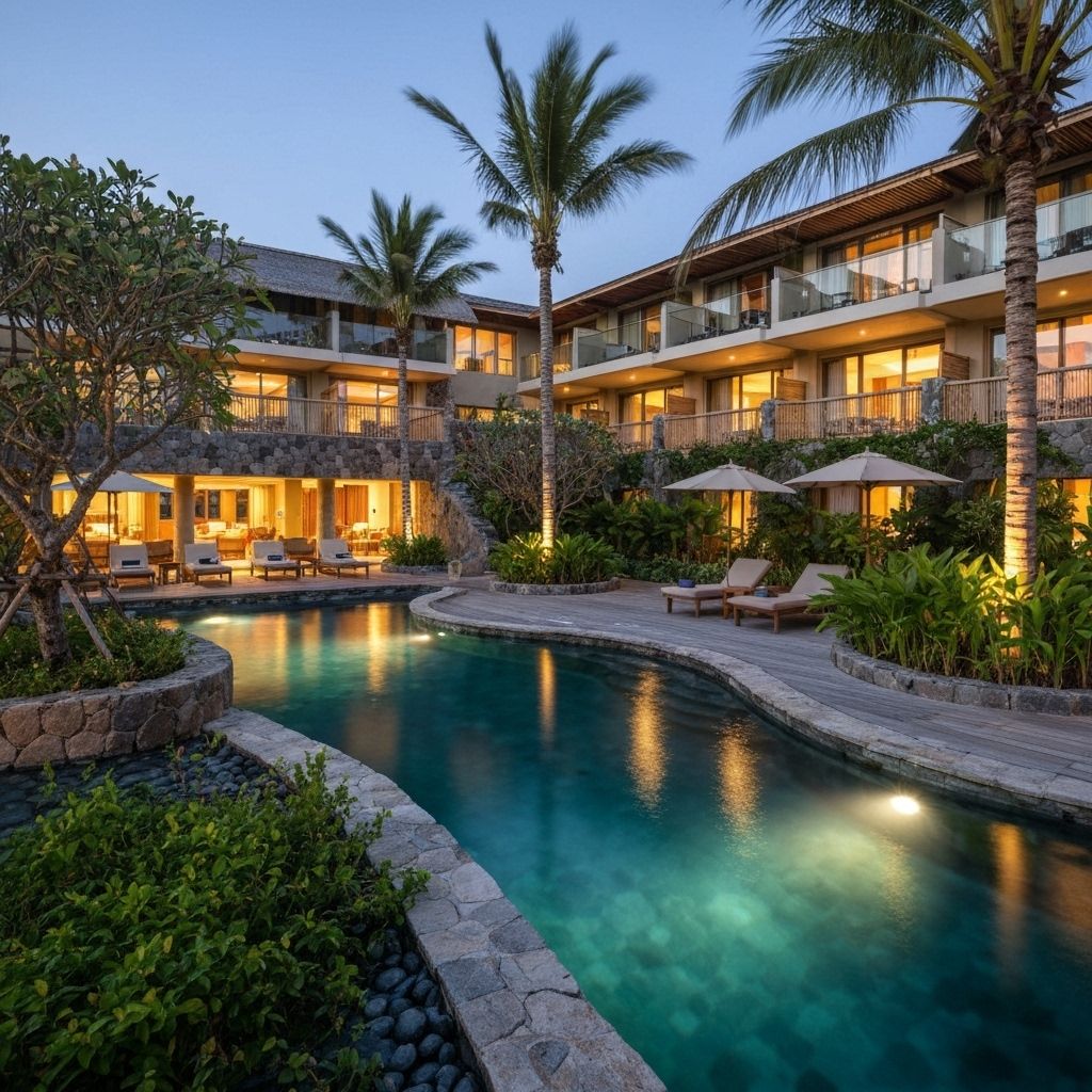 Luxury beach accommodation