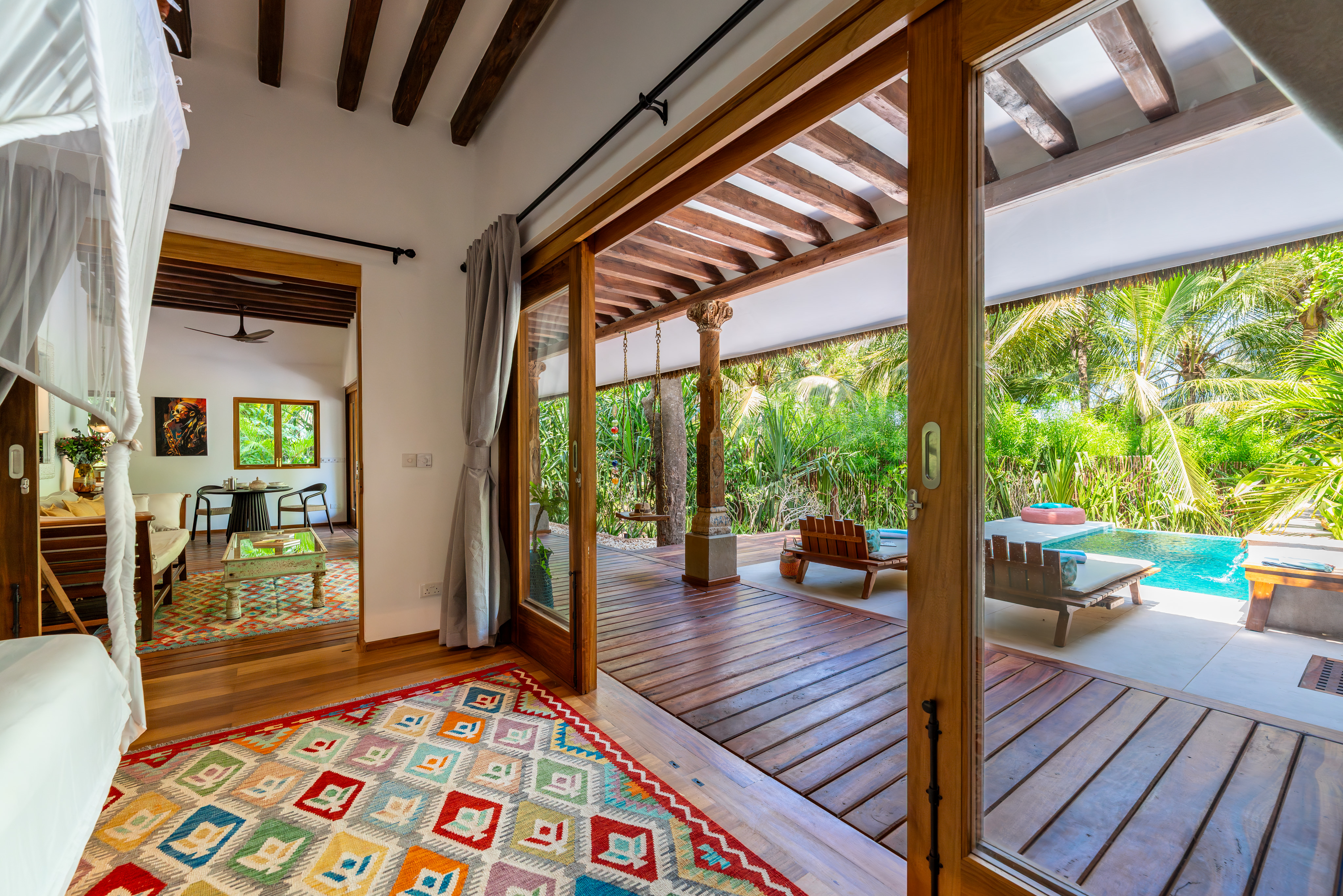 1-BR Beachfront Private Villa Diani