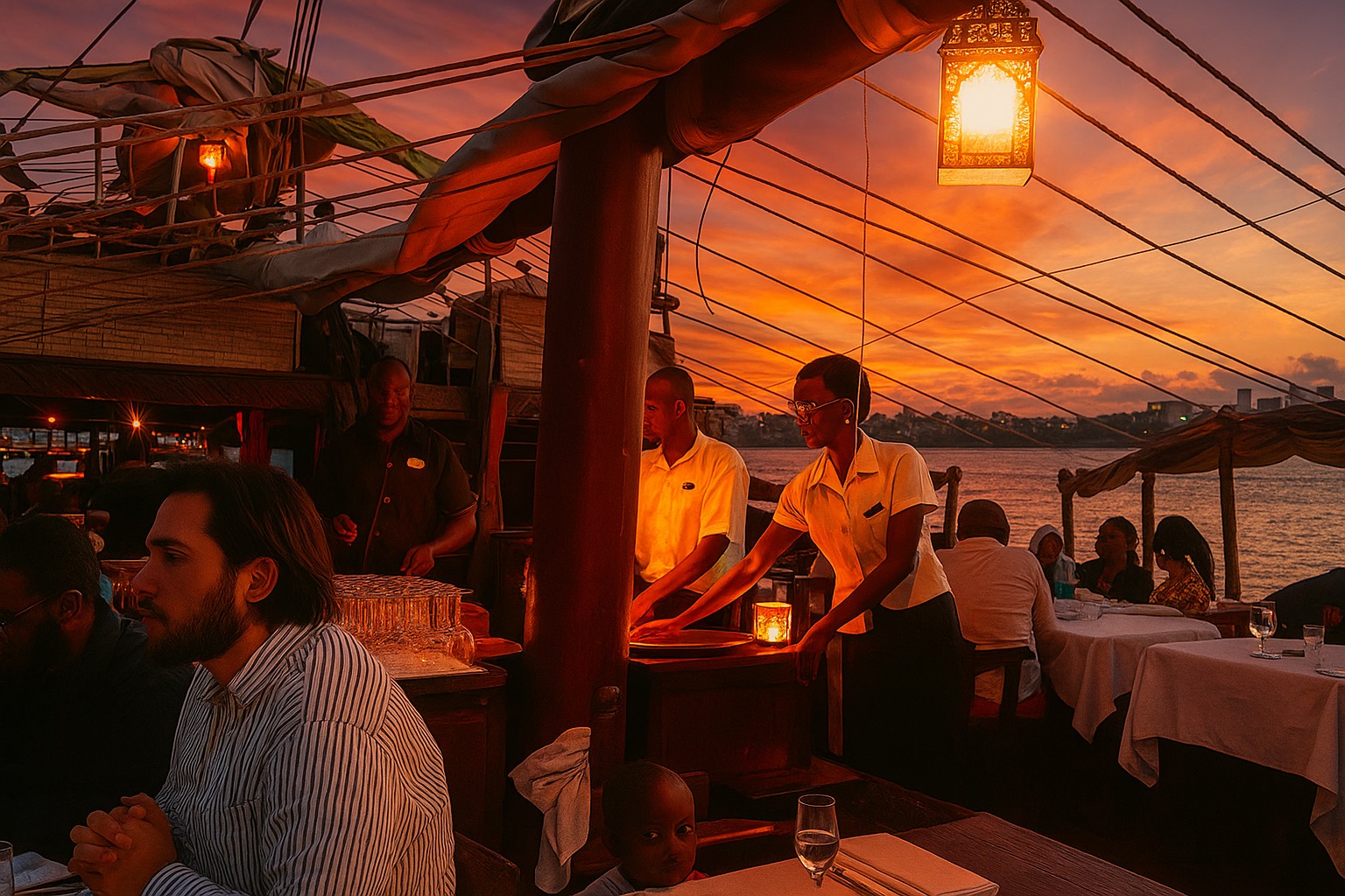 Tamarind Dhow Sunset Dinner Cruise